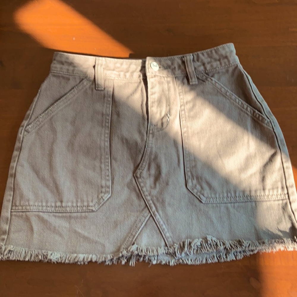 Green Pacsun Denim skirt